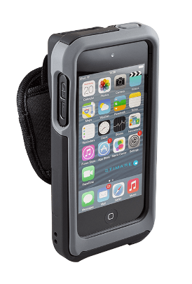 Hardened iPhone case with barcode scanner