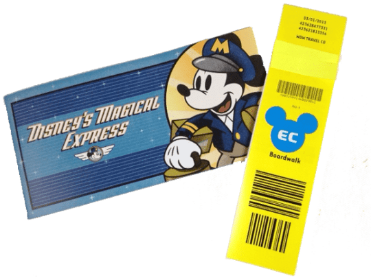 Disney's Magical Express luggage tag