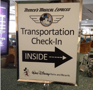 Disney's Magical Express Airport Check-in