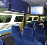 Disney's Magical Express motorcoach interior