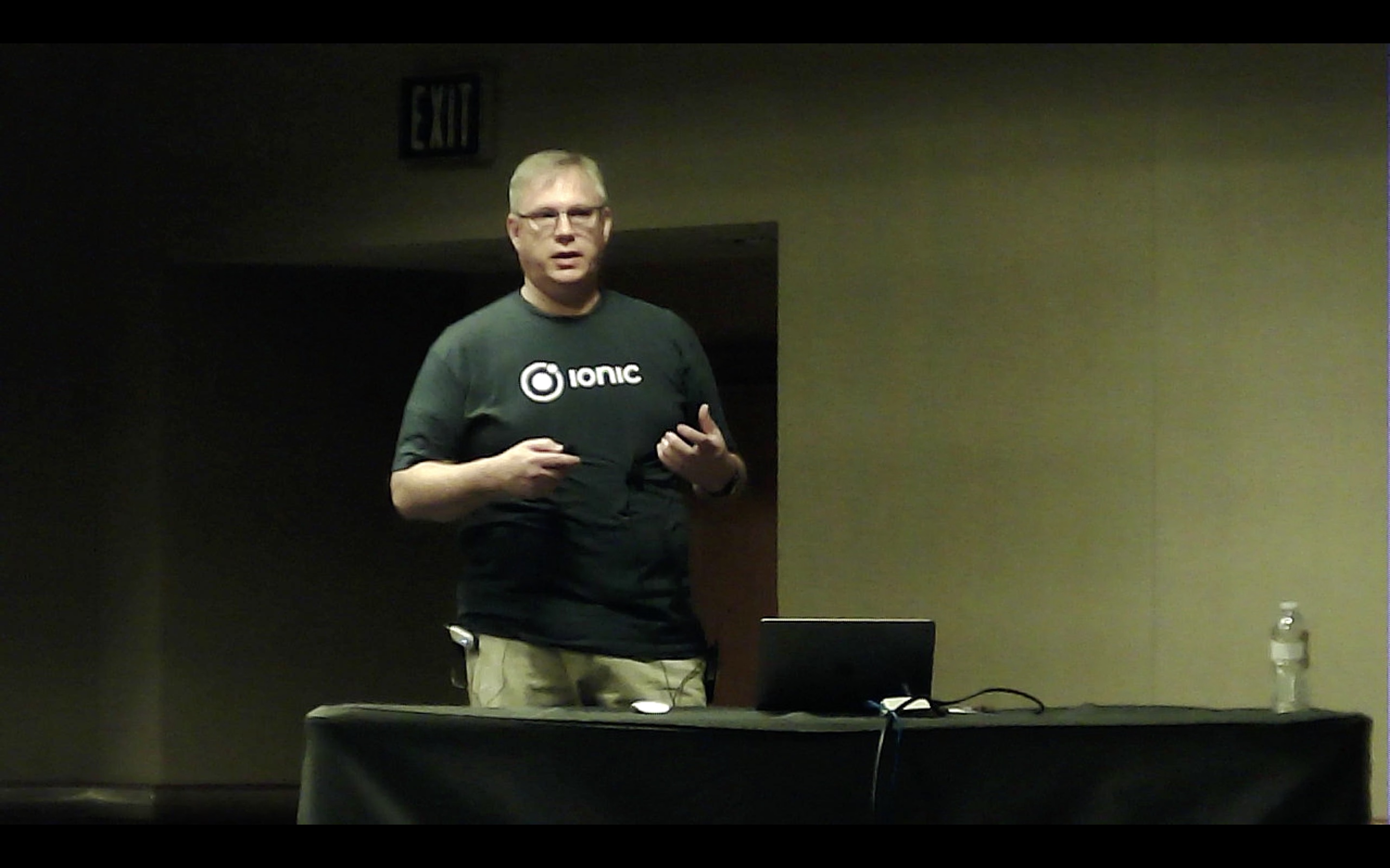 Mike Hosting an Ionic Workshop at DEVIntersection in Las Vegas, December 2021