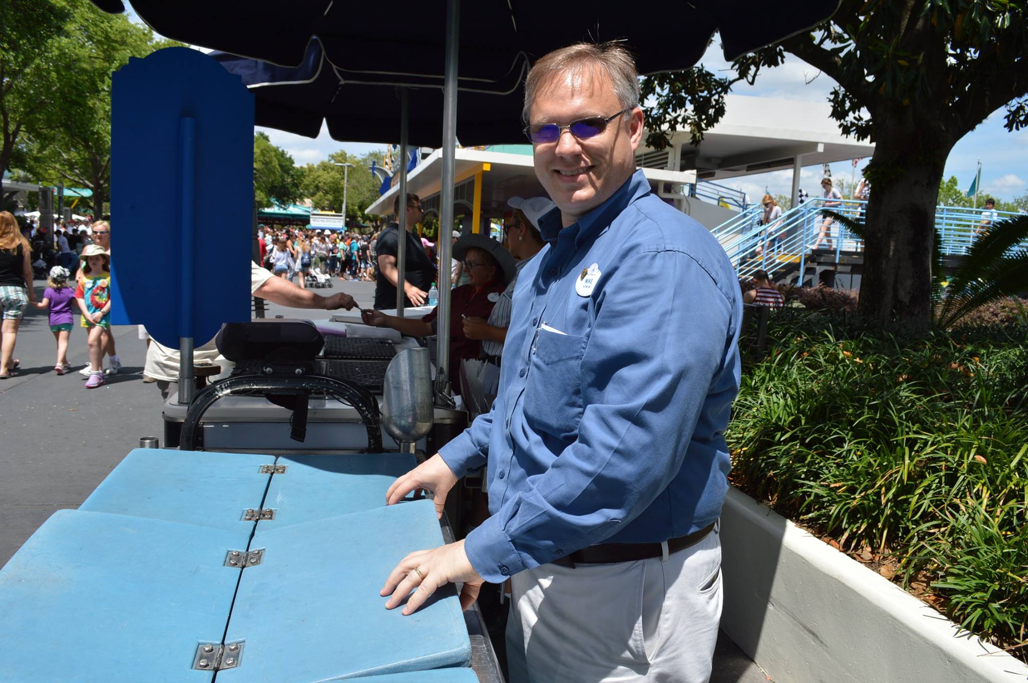 Tomorrowland Speedway Ice Cream Cart