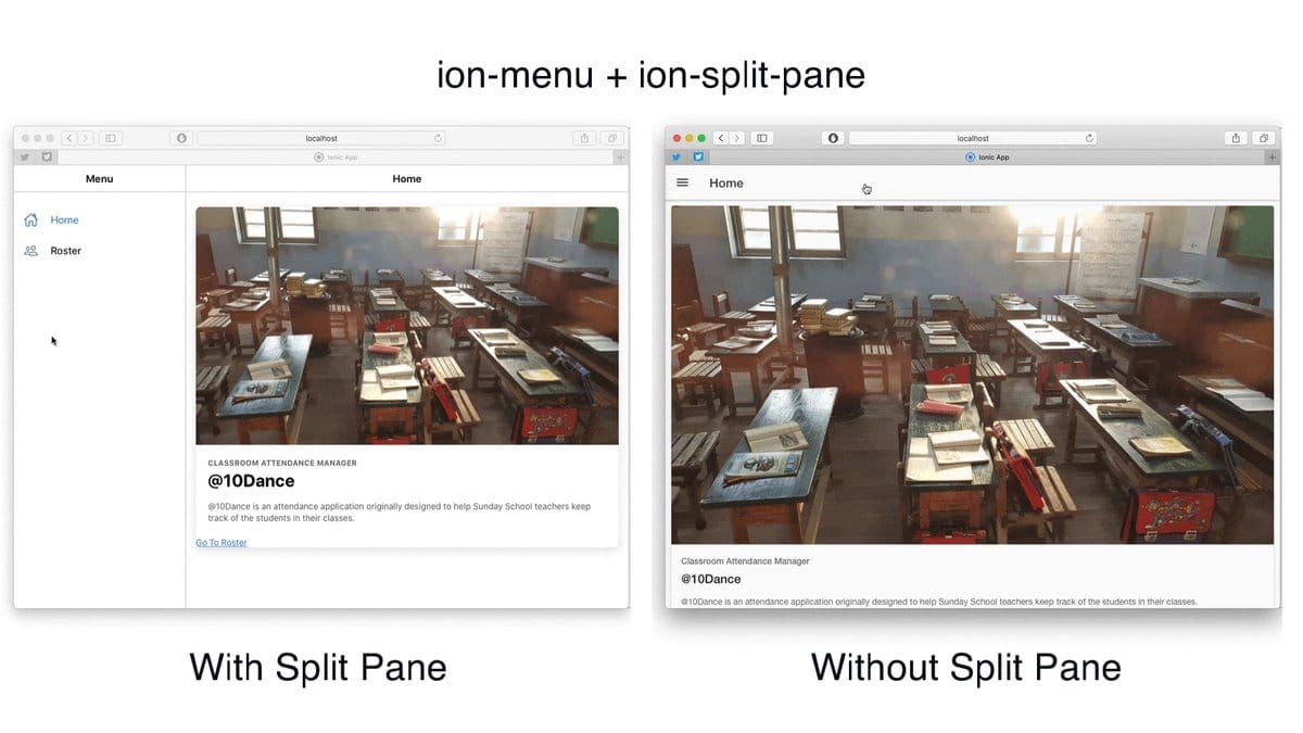 How to Create an Effective Ionic Menu With and Without a Split Pane